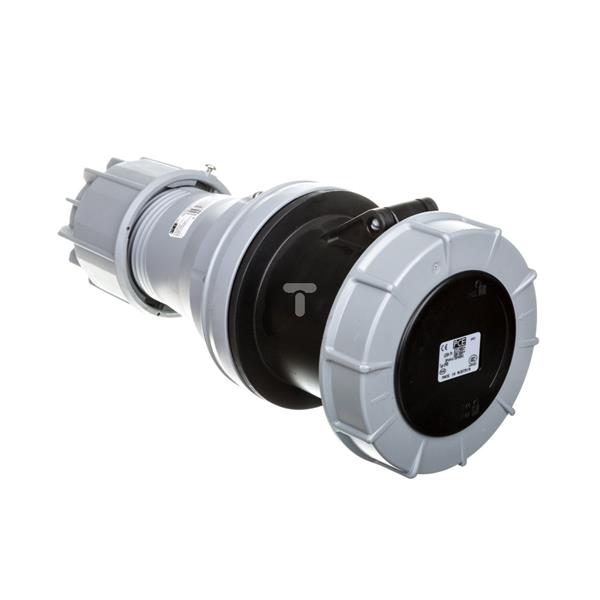 Gniazdo przenośne 5P 125A 500V czarne IP66 245-7