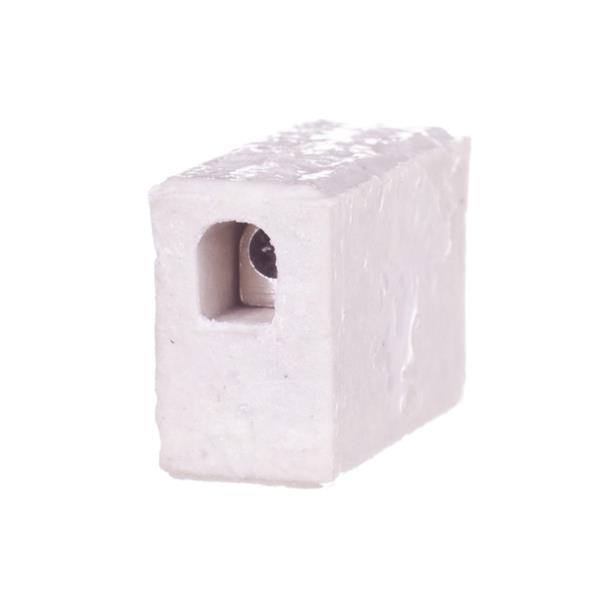 Zlaczka gwintowa porcelanowa 2,5mm2 1-torowa biała ZPA 1-2.5 44231516