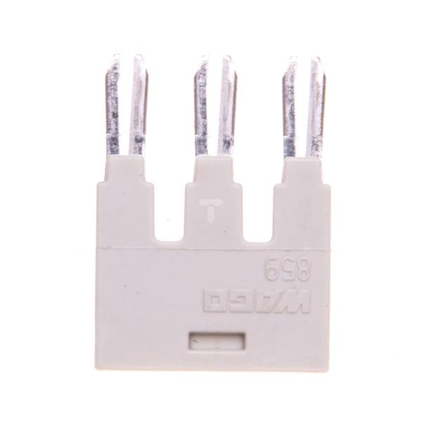 Mostek grzebieniowy 3-torowy 18A 400V 859-403 /25szt./