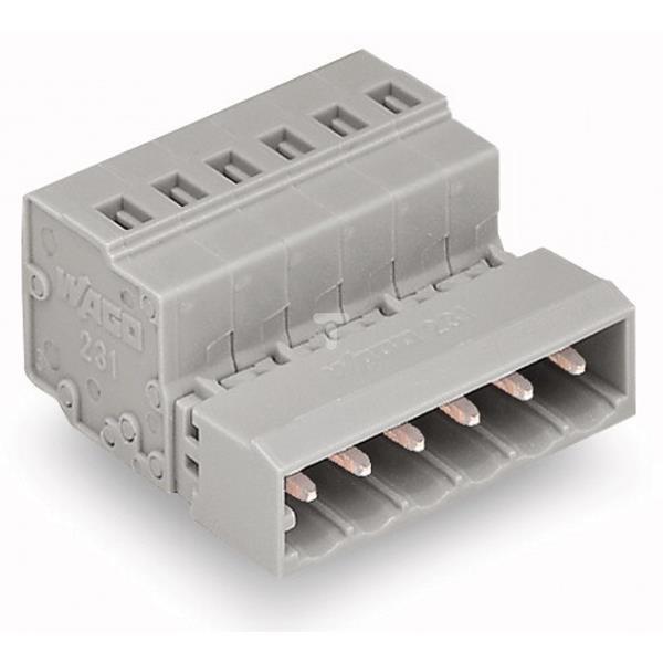 Wtyk MCS-MIDI Classic 4-biegunowy szary raster 5mm 231-604 