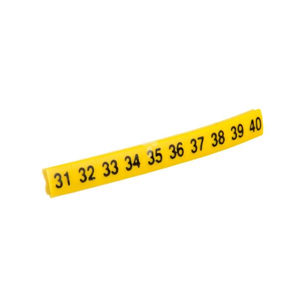 Oznacznik do złączek EZ-5/31-40 żółty R34RR-02050301500 /100szt./