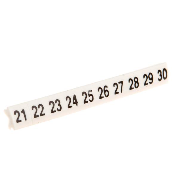 Oznacznik do złączek EZ-5B/21-30 biały R34RR-02050403800 /100szt./
