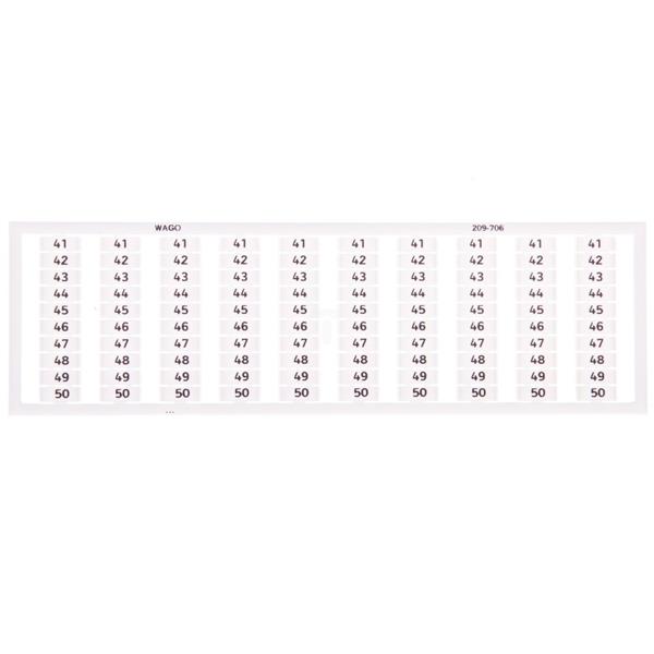 Ramka z oznacznikami 10x 41-50 209-706 /5szt./