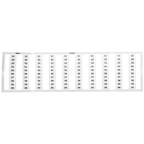 Oznaczniki WMB 10x 51-60 794-601 /5szt./