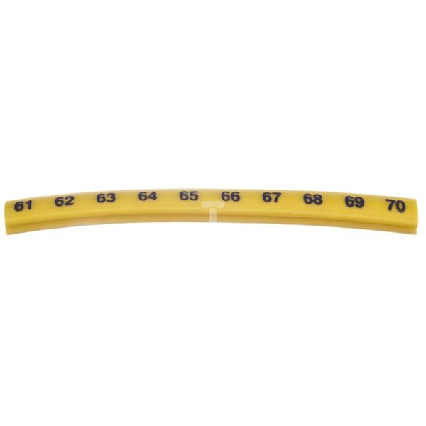 Oznacznik do złączek EZ-6/61-70 żółty R34RR-02050103100 /100szt./