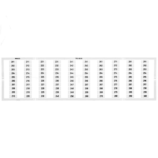 Oznaczniki WMB 1x 201-300 793-5610 /5szt./