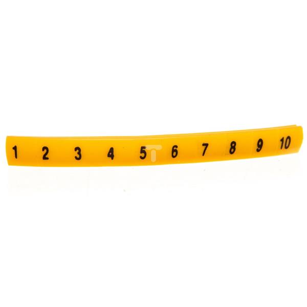 Oznacznik do złączek EZ-6/1-10 żółty R34RR-02050102500 /100szt./