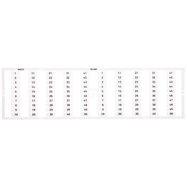 Oznaczniki WMB 2x 1-50 793-666 /5szt./