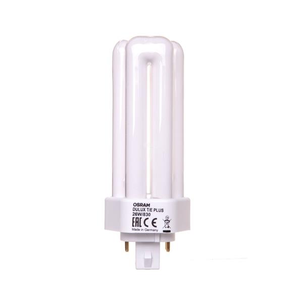 Świetlówka kompaktowa GX24q-3 (4-pin) 26W 3000K DULUX T/E PLUS 4050300342306