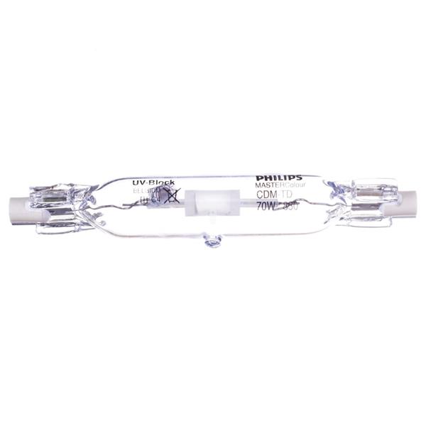 Lampa metalohalogenkowa 70W RX7s 230V 3000K przeźroczysta CDM-TD 8711500197825