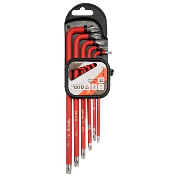 Zestaw kluczy torx 9 sztuk YT-0563