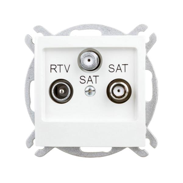 IMPRESJA Gniazdo antenowe RTV-SAT-SAT ecrue GPA-Y2S/m/27