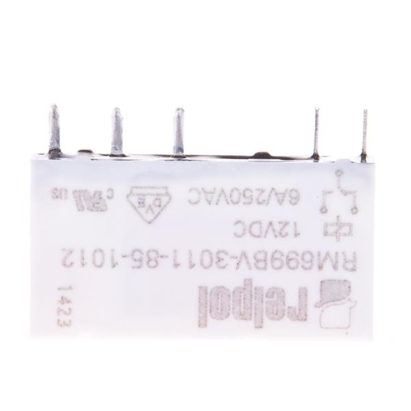 Przekaźnik miniaturowy 1P 6A 12V DC wersja pionowa PCB RM699BV-3011-85-1012 2613696