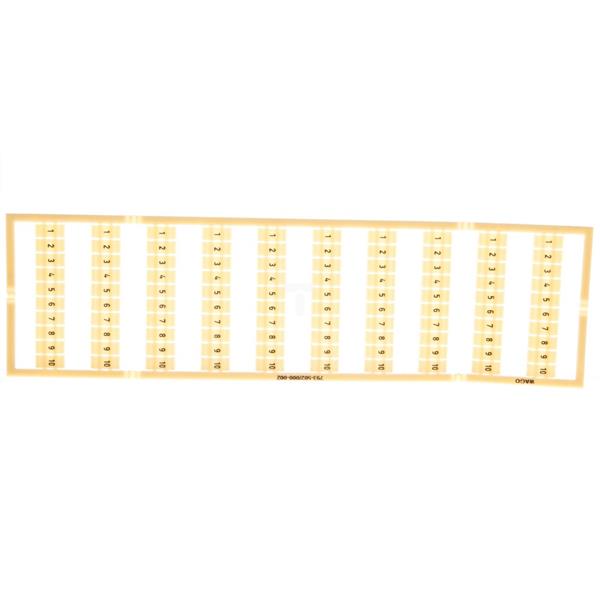 Oznaczniki WMB 10x 1-10 żółte 793-502/000-002 /5szt./