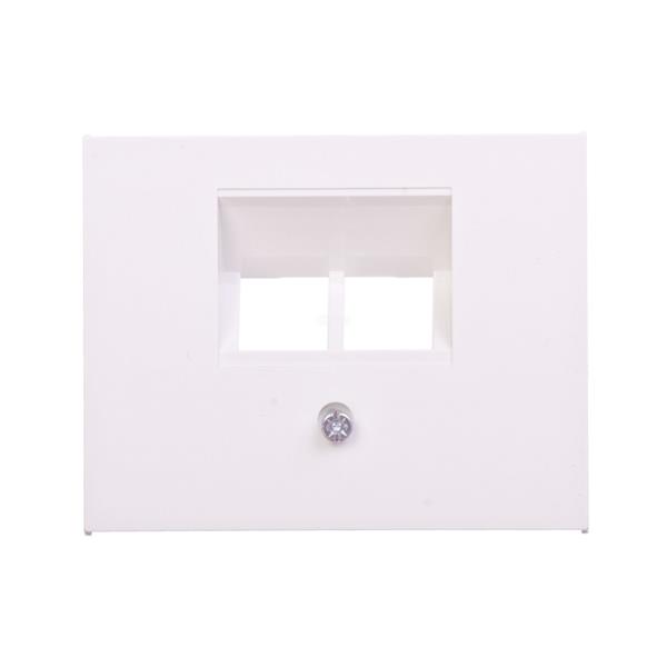 K.1 Element centralny do gniazda UAE RJ11 RJ12 RJ45 kat.3, 5e, 6 45st śnieżnobiały 14097009