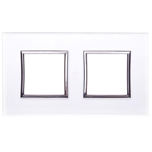 DANTE Ramka podwójna szklana PERL GLASS 4504182