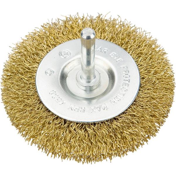 Szczotka druciana tarczowa z trzpieniem 100 mm 62H321