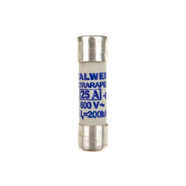 Wkładka bezpiecznikowa cylindryczna 10x38mm 25A aR 600V CH10UQ 002625013
