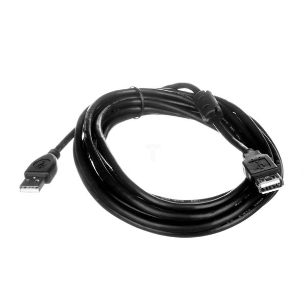 Przedłużacz USB-A (M) - USB-A (F) 2.0 + Ferryt 4,5m