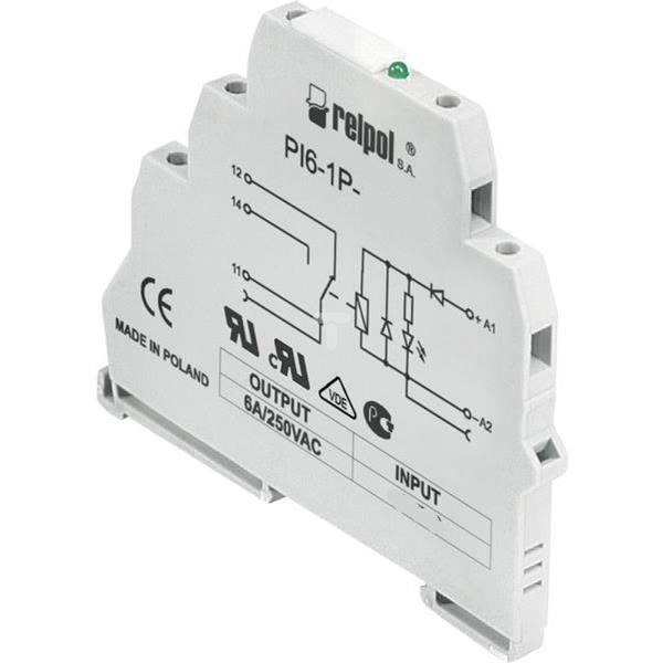 Przekaźnik interfejsowy 1P 12A 12V DC PI6-1P-12VDC 858549