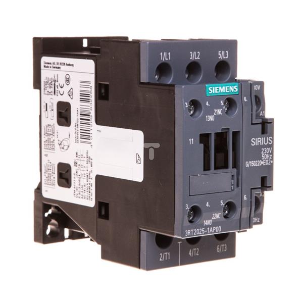 Stycznik mocy 17A 3P 230V AC 1Z 1R S0 3RT2025-1AP00