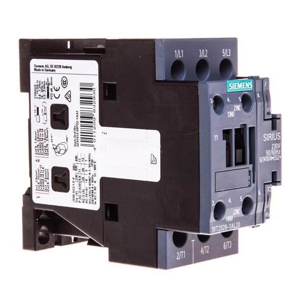 Stycznik mocy 25A 3P 230V AC 1Z 1R S0 3RT2026-1AL20
