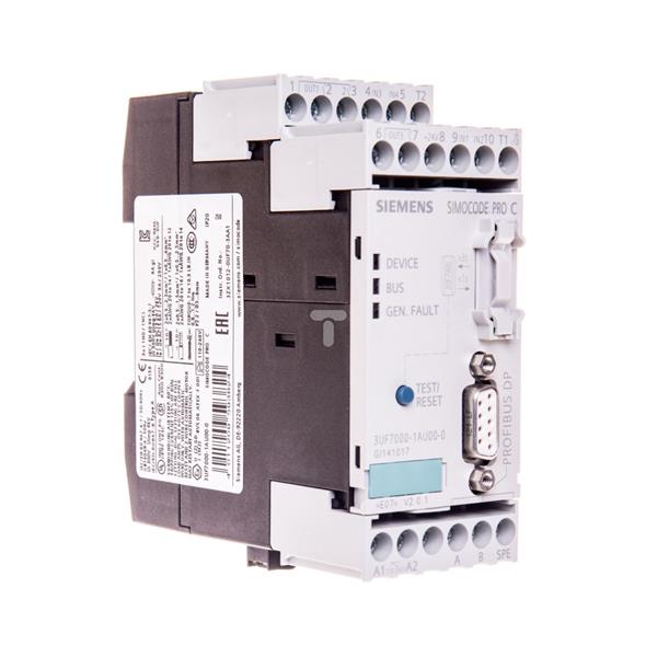 Elektroniczny moduł zabezpieczający silnik 4we/3wy 110-240V AC/DC PROFIBUS RS485 3UF7000-1AU00-0