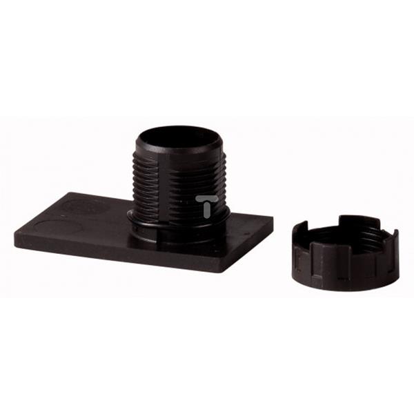 Płytka osłonowa z tworzywa sztucznego 16mm czarna Q25AS 036602