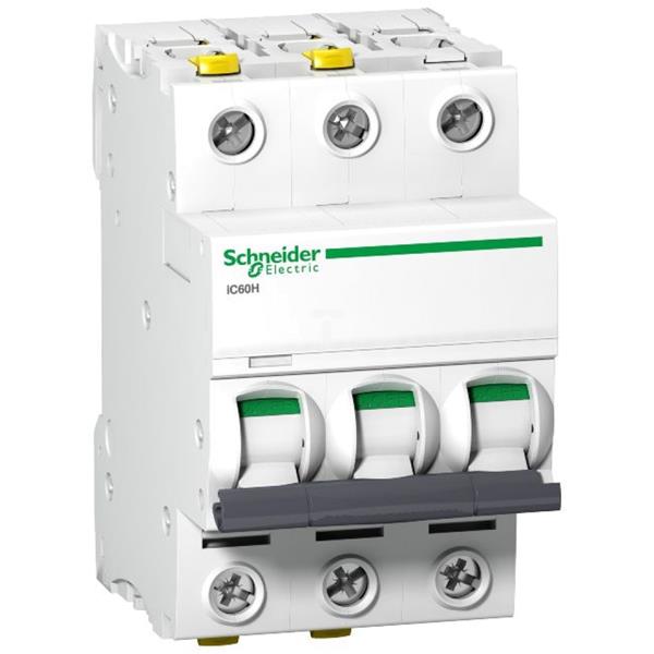 Wyłącznik nadprądowy 3P B 25A 10kA AC iC60H A9F06325