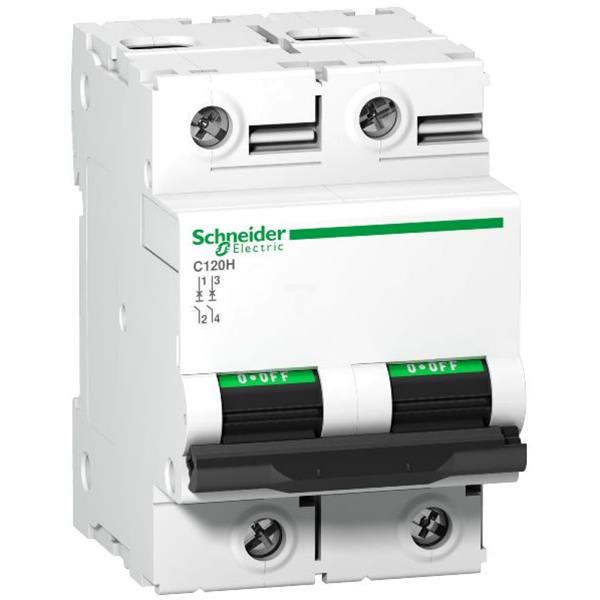 Wyłącznik nadprądowy 2P C 100A 15kA AC C120H A9N18458