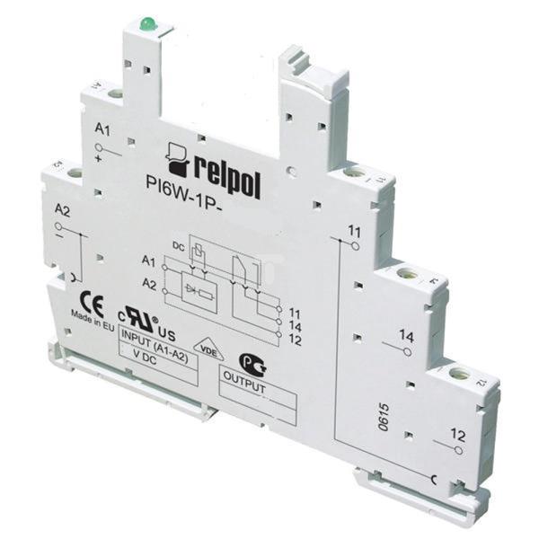 Przekaźnik interfejsowy 1P 0,05A 230VAC/DC PIR6W-1PS-230VAC/DC-R01 858635