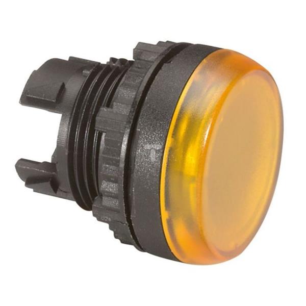 Główka lampki sygnalizacyjnej 22mm żółta z podświetleniem IP66 024164