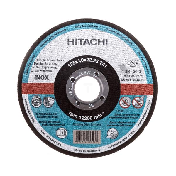 Tarcza tnąca Hitachi INOX A60T 125 x 1 x 22,2 mm 1121240