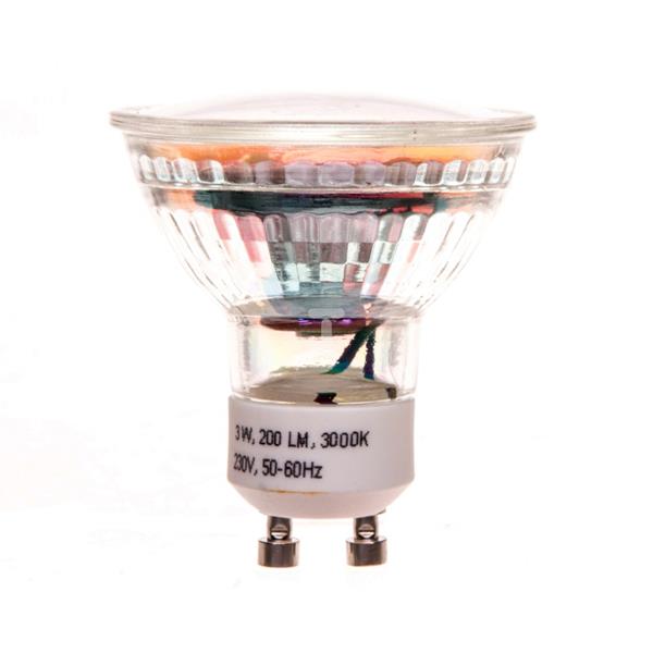 Żarówka LED GU10 3W 200lm 3000K 230V - YASSNO YB-01-001