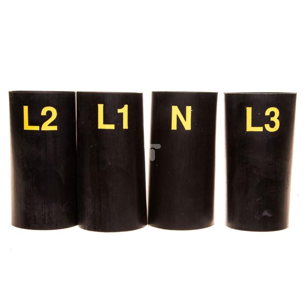 Izolacja termokurczliwa do końcówek kablowych z nadrukiem TIK 52/120 L1,L2,L3,N E05ME-01110001900