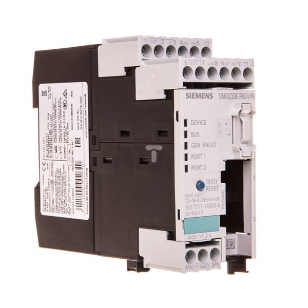 Elektroniczny moduł zabezpieczający silnik 4we/3wy 24V DC ETHERNET RJ45 3UF7011-1AB00-0