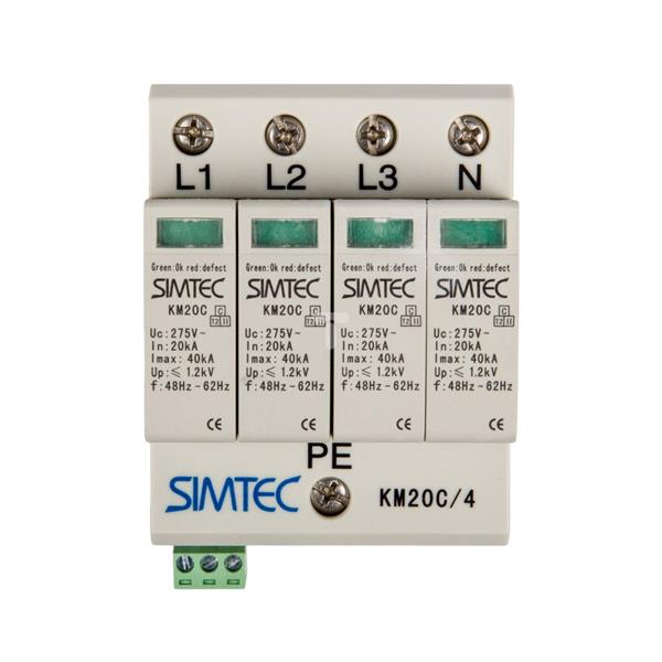 Ogranicznik przepięć C 4P 20kA SIMTEC SM20C/4-275 85102000