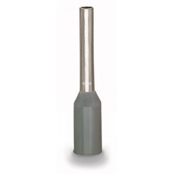 Końcówka tulejkowa izolowana 0,75mm2 szara 216-222 /1000szt./