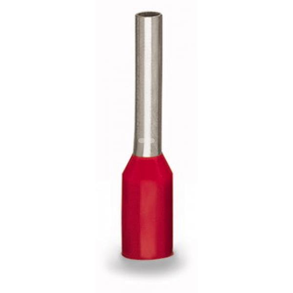 Końcówka tulejkowa izolowana 1,0mm2 czerwona 216-223 /1000szt./