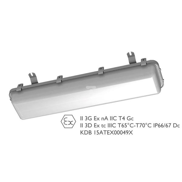 Oprawa przeciwwybuchowa LED 47W 230V IP66/67 EXL210LED-1200-E4-35E-33-11P20-PC-PC IP66 strefa 2 i 22 31-210-12E400