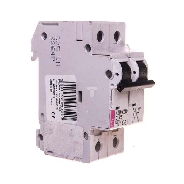Wyłącznik nadprądowy 1P+N C 25A 10kA AC ETIMAT10 002132718
