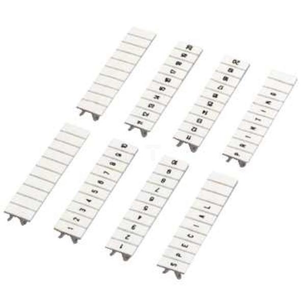 Przypinany pasek oznaczeń 5mm L1,L2,L3,N,PE NSYTRAB5L1N /10szt/