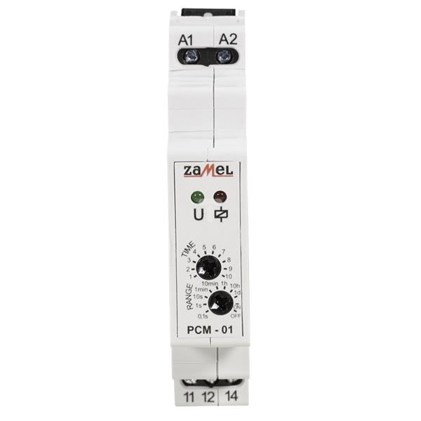 Przekaźnik czasowy 12-240V AC/DC PCM-01/U EXT10000074