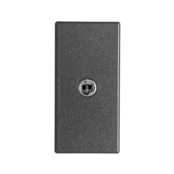 Simon Connect Gniazdo K45/2 audio żeńskie 3,5mm stereo mini-jack szary grafit K123B/14 TSC-K123B-14