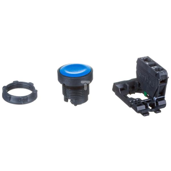 Przycisk sterowniczy 22mm niebieski z samopowrotem 1Z XB5AA61