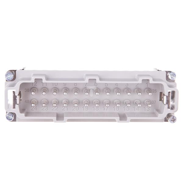 Wkład złącza 24P+PE męski 16A 500V EPIC H-BE 24 SS 10196100