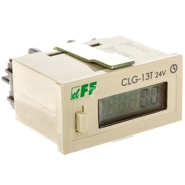 Licznik czasu pracy 4-30V DC 6 znaków cyfrowy tablicowy 48x24mm CLG-13T 24V