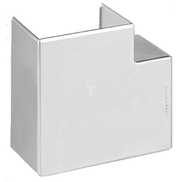 Simon Connect Kąt płaski 90 stopni kanału kablowego Cabloplus ALU 90x55mm anodyzowane aluminium TKA101208/8 TSC-TKA101208-8