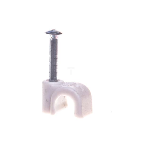 Uchwyt do kabli ISO 5mm z gwoździem 2x18mm 2005 18 LGR 2227347 /100szt./