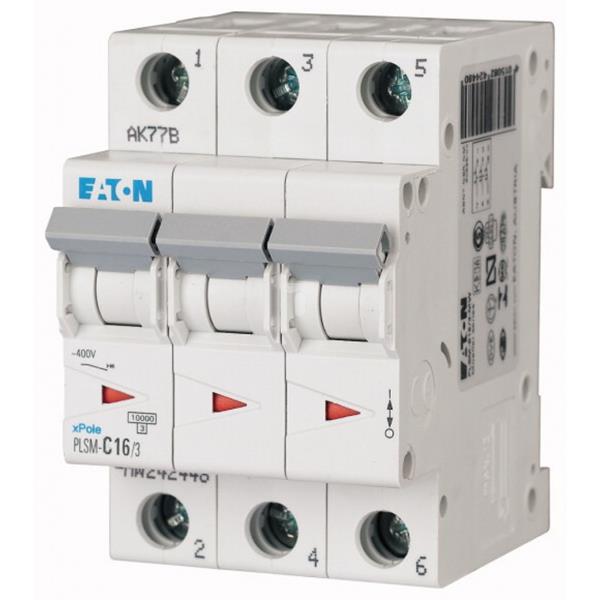 Wyłącznik nadprądowy 3P C 16A 10kA AC PLSM C16/3-MW 242474